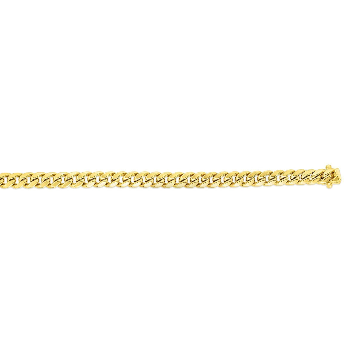 14k Yellow Gold Cuban Link Chain Necklace W772