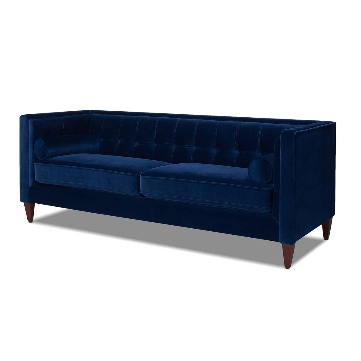 Navy Blue Velvet Tufted Sofa Z350