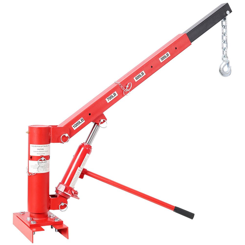 1000 lb Hydraulic Pickup Truck Crane Hoist O3846