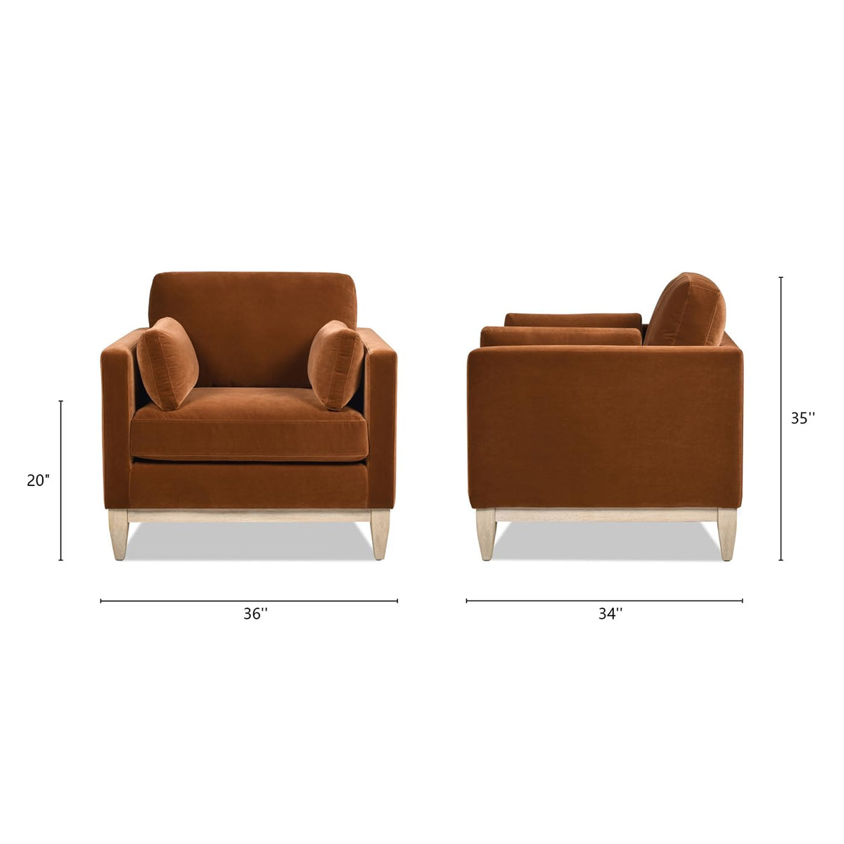 Modern Upholstered Living Room Chair N8641