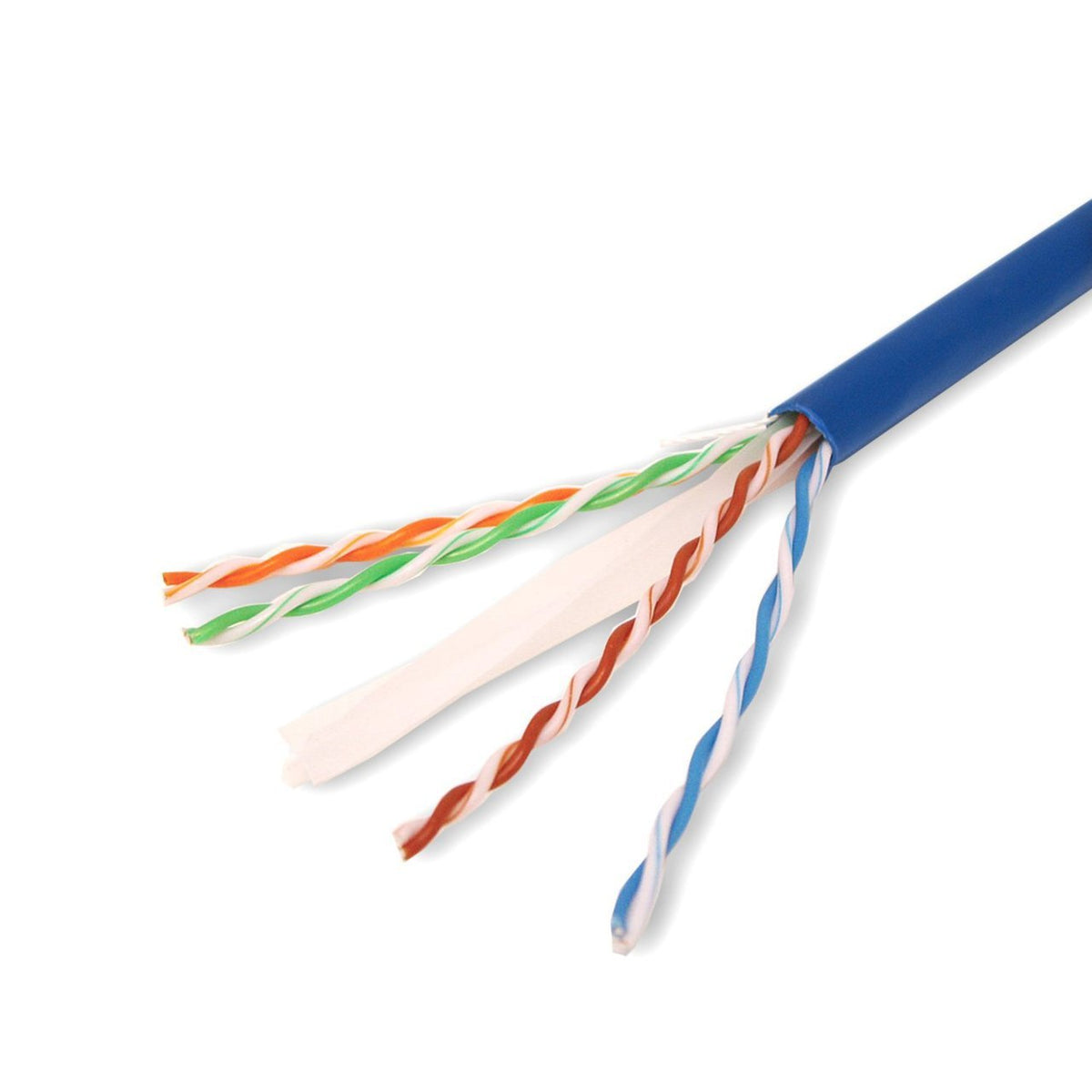 Blue Cat6 1000ft 23AWG UTP Ethernet Cable J960861
