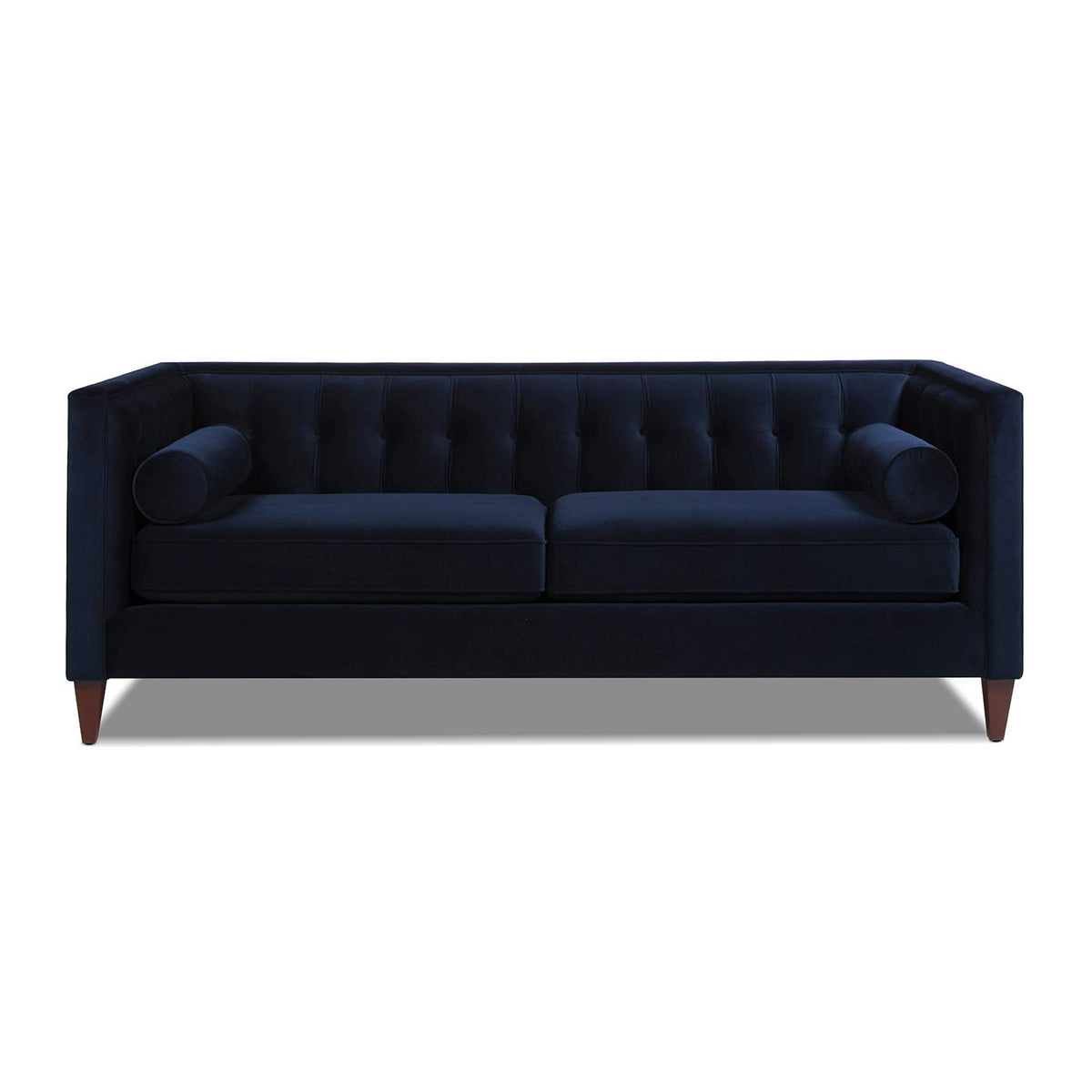 Dark Navy Blue Performance Velvet Tufted Sofa K416700