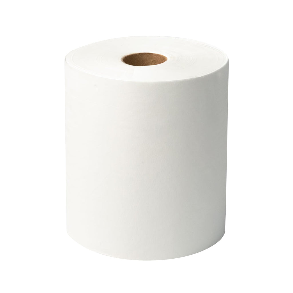White 1-Ply Hardwound Paper Towels, 6 Rolls K37934