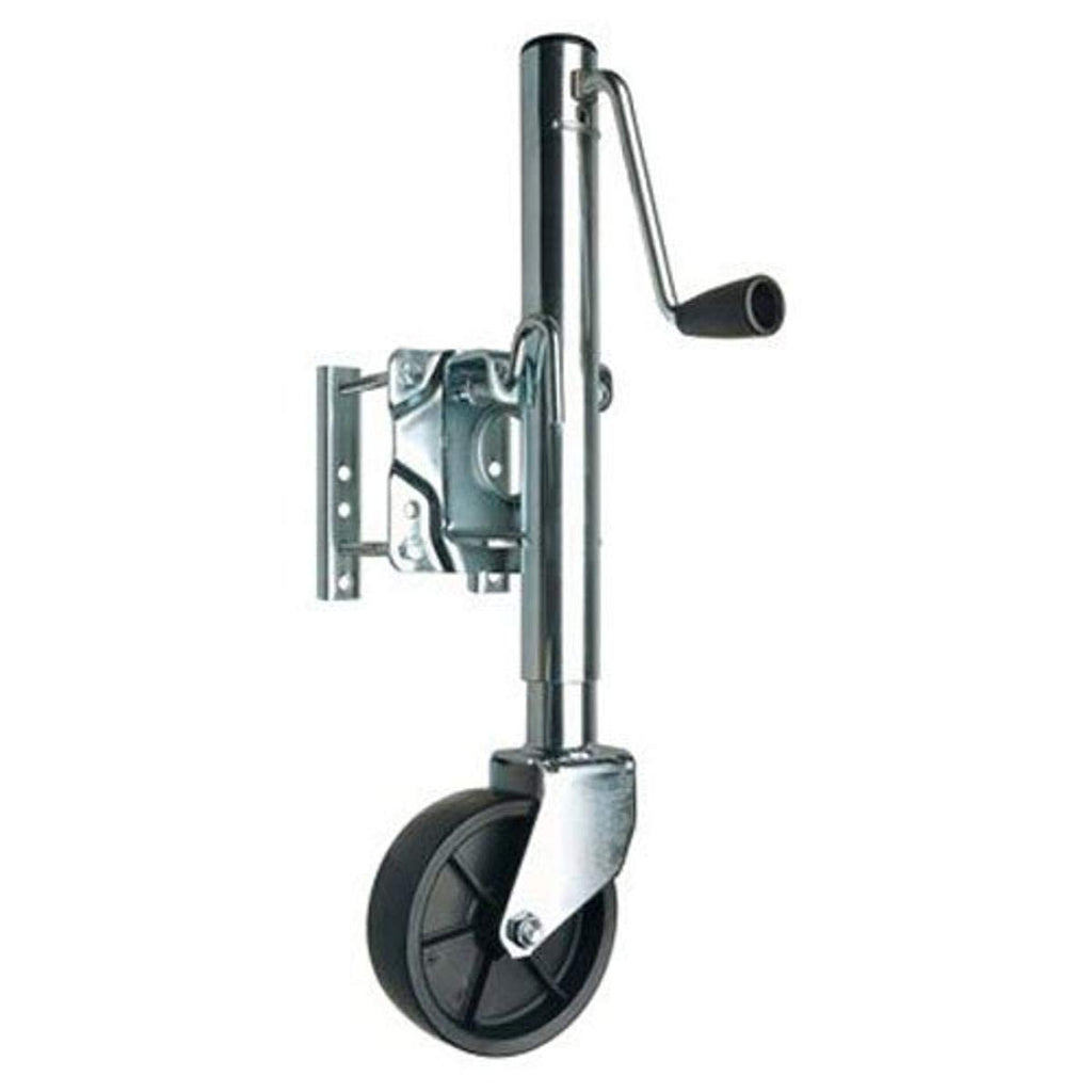 Round Trailer Jack, 1,000 lbs. Lift Capacity, 10 Inch Travel I42397