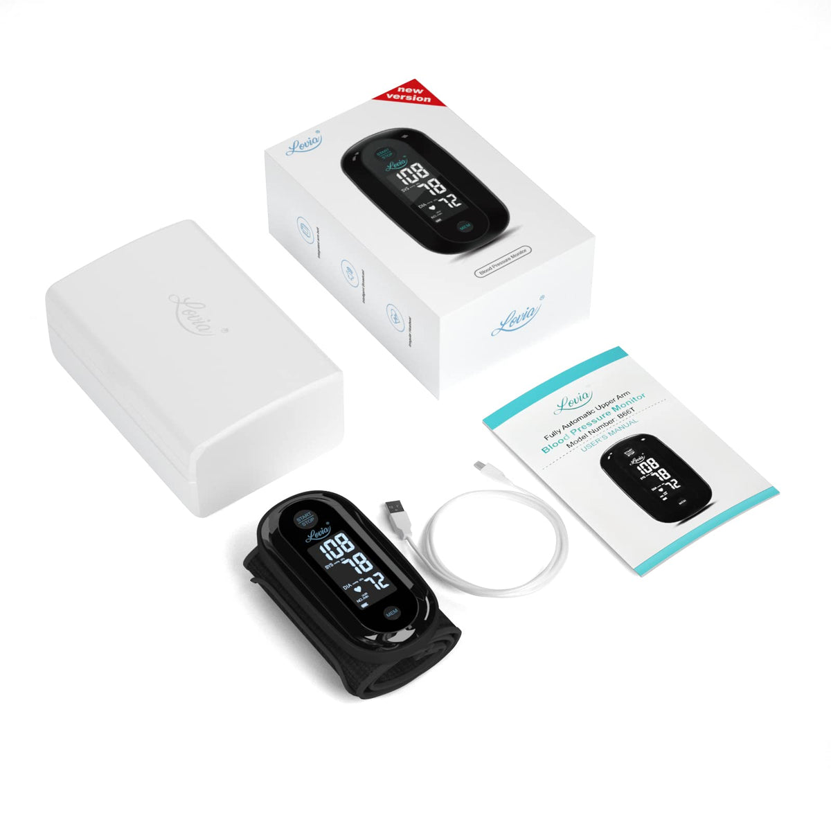 Upper Arm Blood Pressure Monitor with 9-14 Inch Cuff Y665073