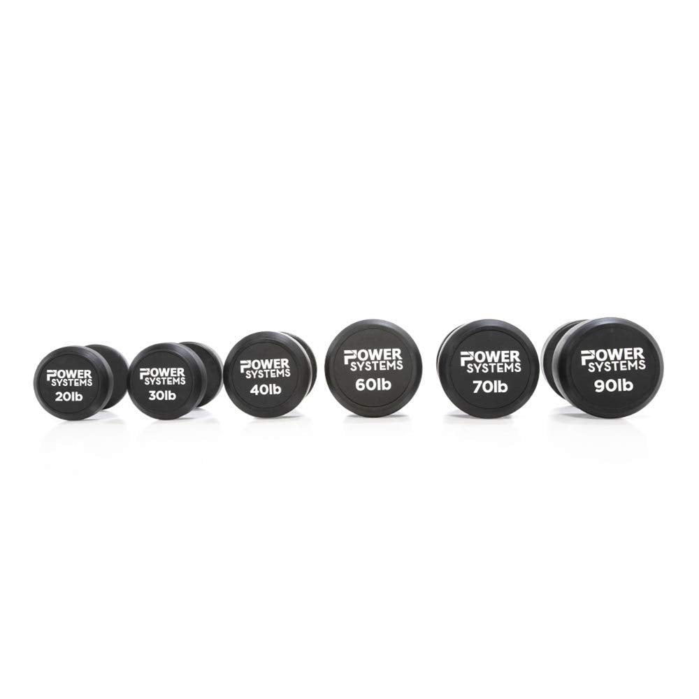 Round Rubber Dumbbell Pairs W6568