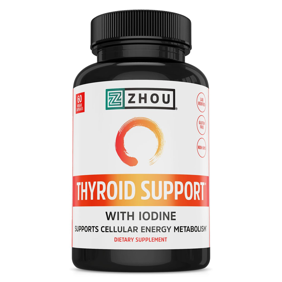 Thyroid Support Supplement 60 Veggie Capsules I5185