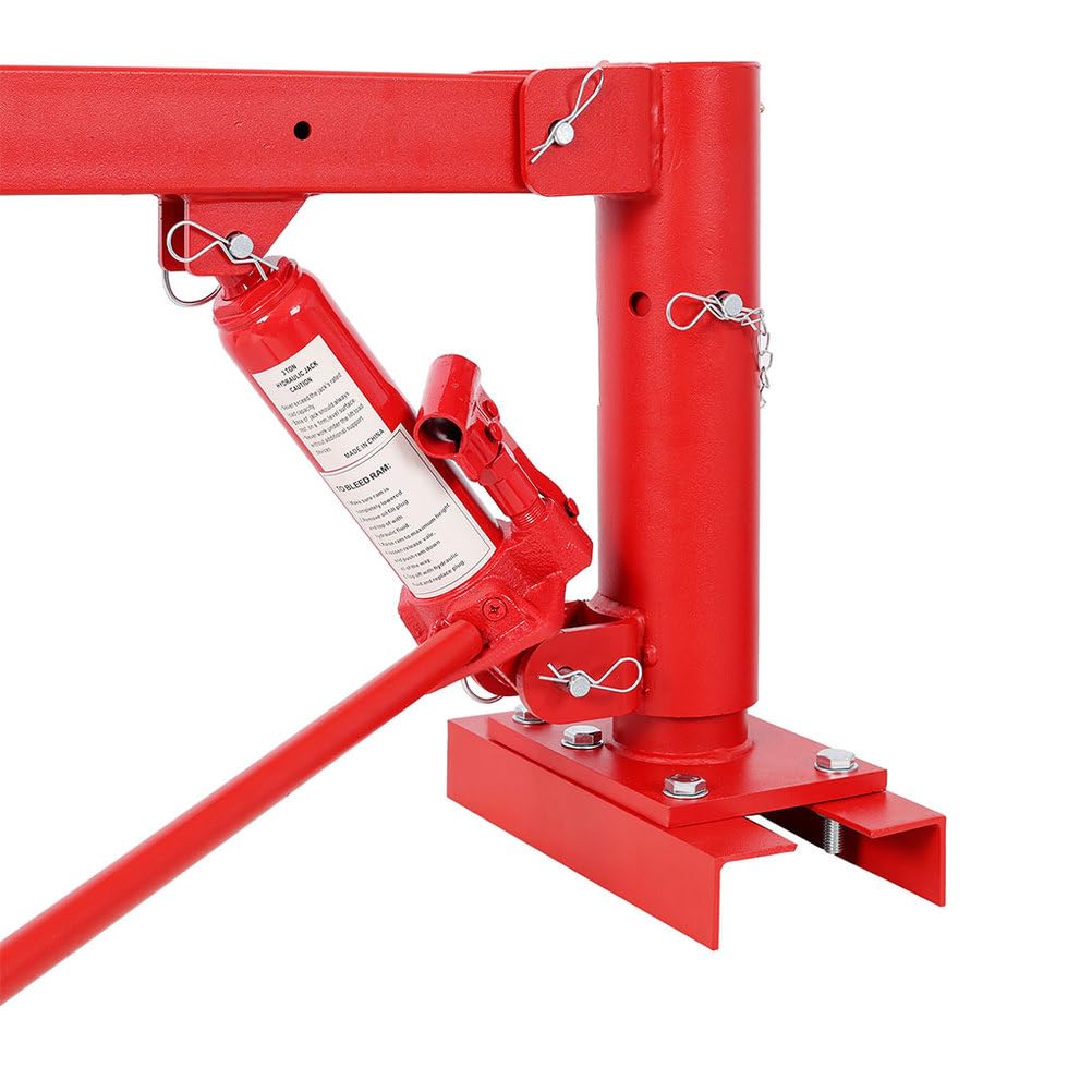 1000 lb Hydraulic Pickup Truck Crane Hoist O3846