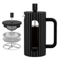 French Press Coffee Maker 12OZ Borosilicate Glass W5411
