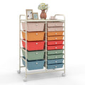 15 Drawer Rolling Storage Cart with Wheels B1766