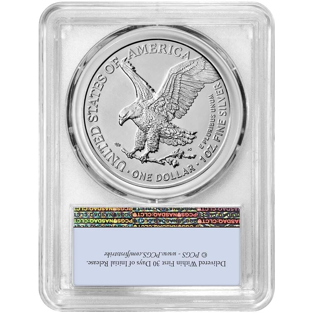 2024 $1 American Silver Eagle PCGS MS70 First Day of Issue U914