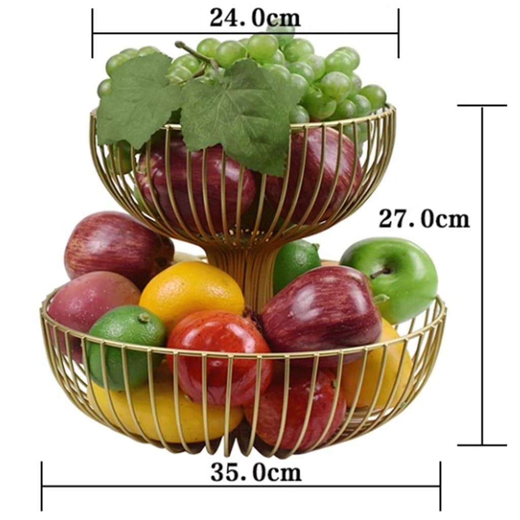 2 Tier Large Capacity Fruit Basket T127