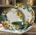 12-Piece Floral Ceramic Dinnerware Set O6019