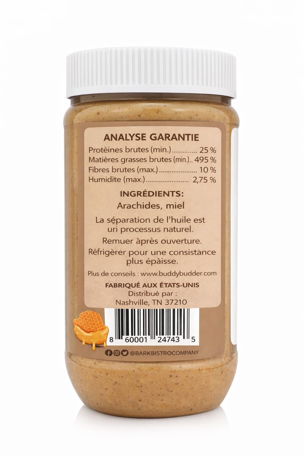 Natural Dog Peanut Butter 17 oz M149963
