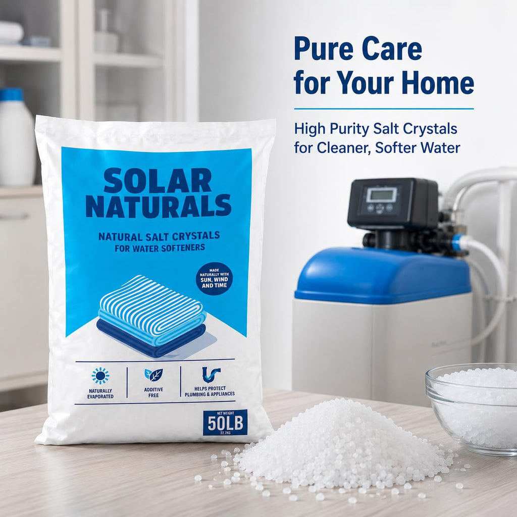 Natural Salt Crystals for Water Softeners, 50 lb P581