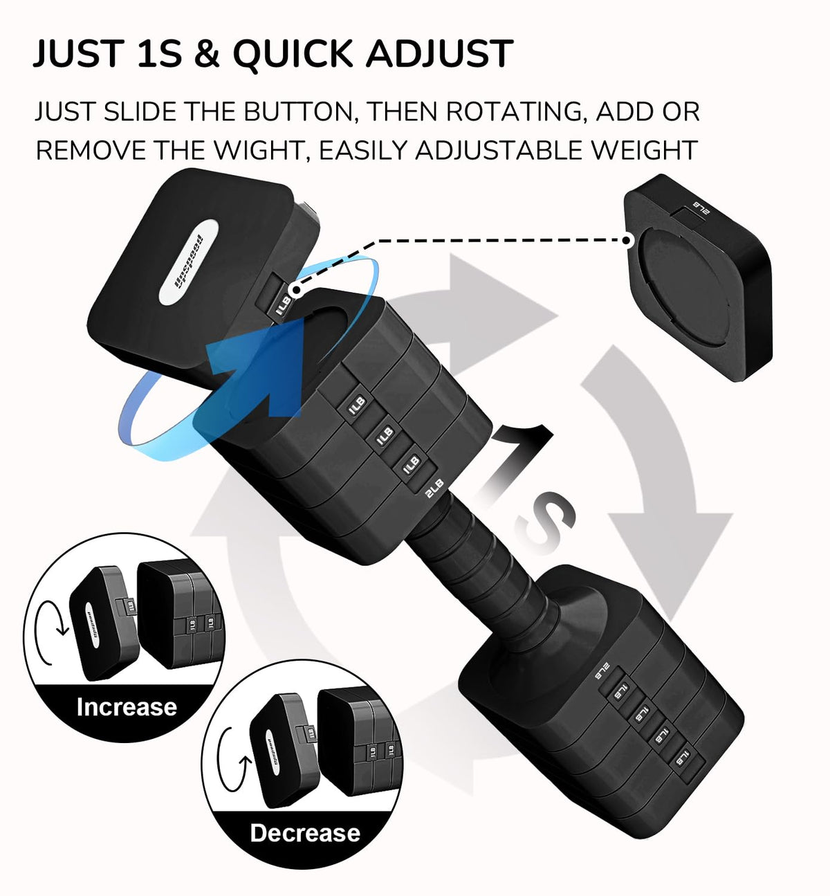 Adjustable Dumbbell Set 10 lb E261501