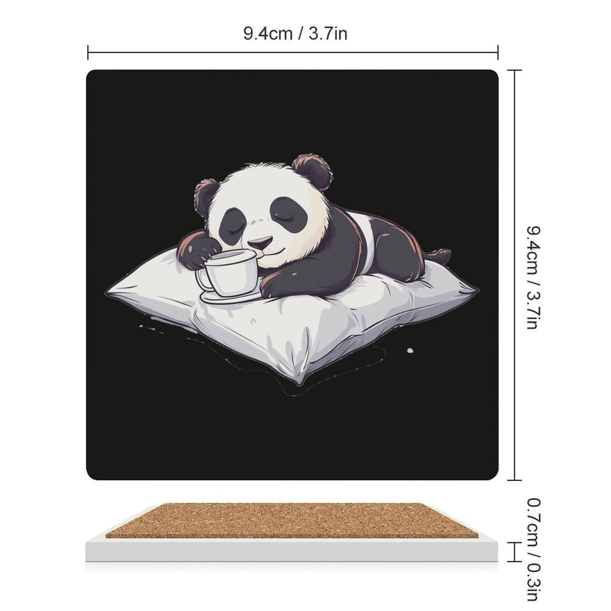 Ceramic Coasters Set B7582