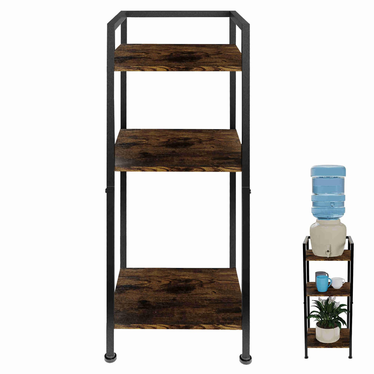 5 Gallon 3-Tier Metal Water Dispenser Stand K6581