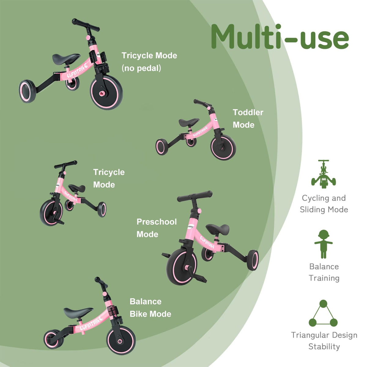 5 in 1 Toddler Bike O176