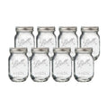 Regular Mouth Pint Glass Mason Jars, 16oz, 8-Count Q5952