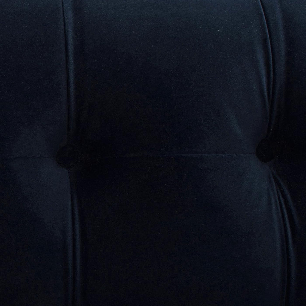 Dark Navy Blue Performance Velvet Tufted Sofa J39500