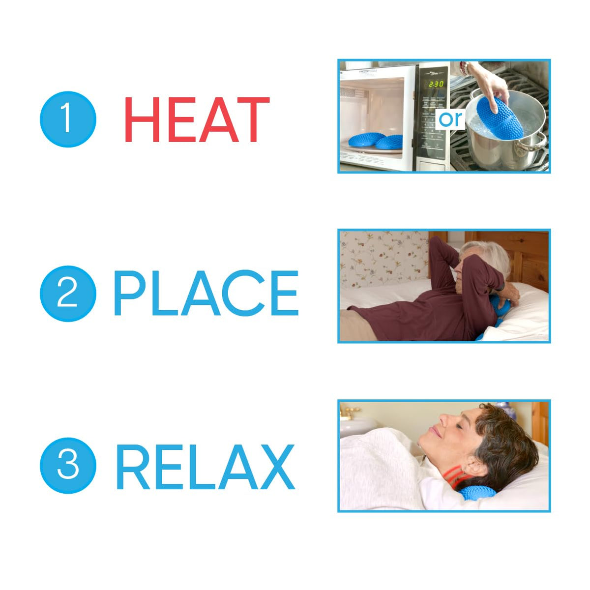 Heatable Full Body Massage Pad with Heat, Pack of 2 Y8240