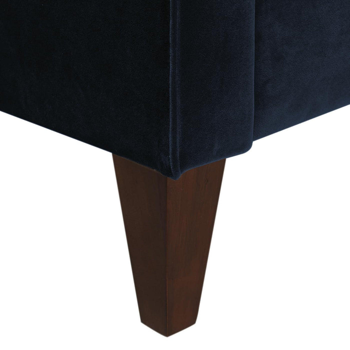 Dark Navy Blue Performance Velvet Tufted Sofa J39500