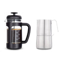 12 oz Stainless Steel French Press and Creamer Set I453966