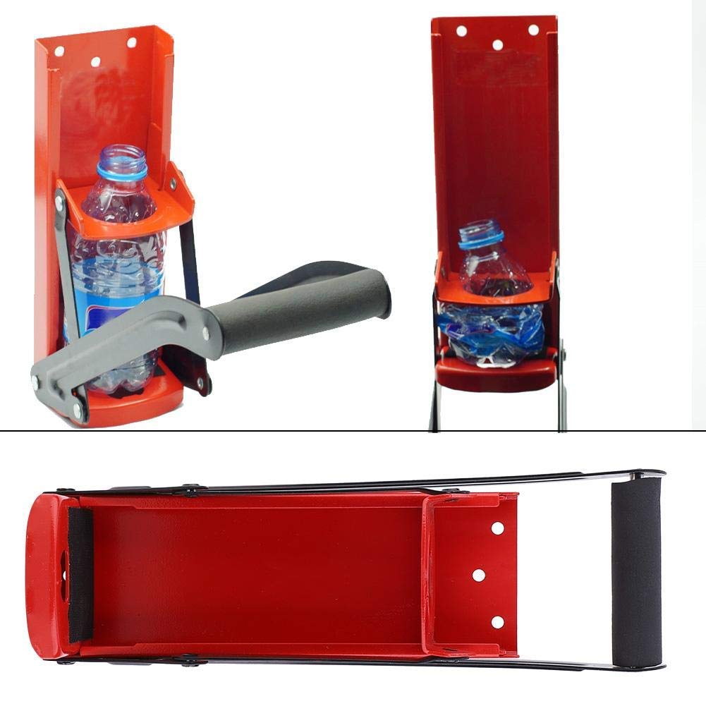 500ML Red Steel Can Crusher with Opener J7861