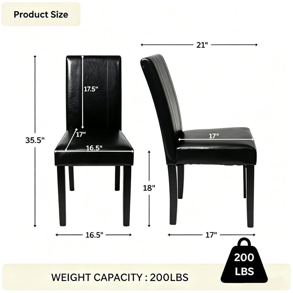 Upholstered Dining Chairs Set of 6 V651863