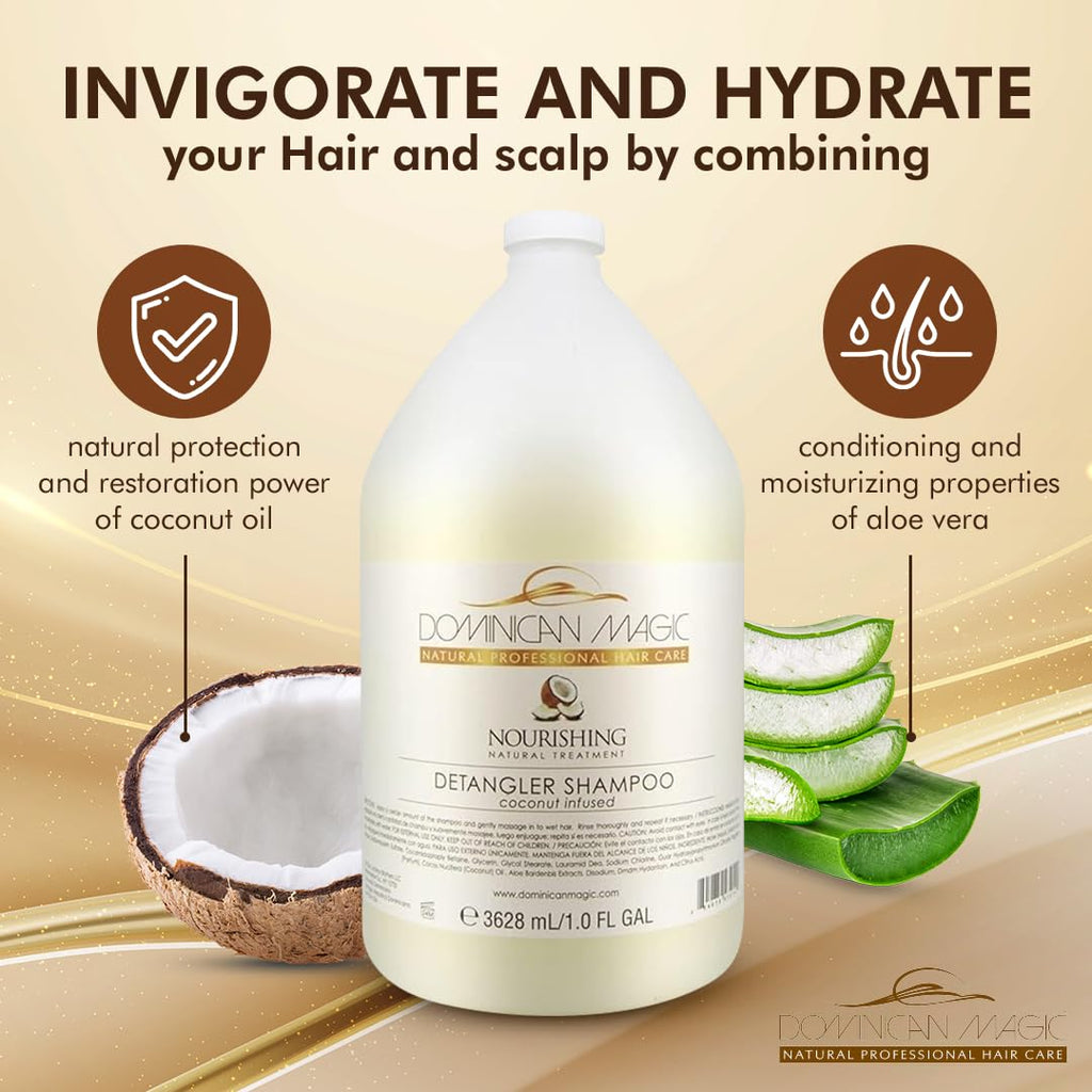 Coconut Oil Aloe Vera Shampoo and Conditioner 1 Gal x 2 S4721