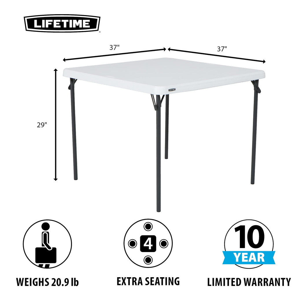 37-Inch Square Folding Card Table B7759