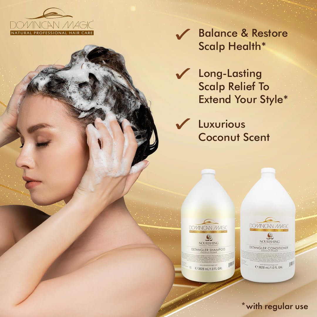Coconut Oil Aloe Vera Shampoo and Conditioner 1 Gal x 2 S4721