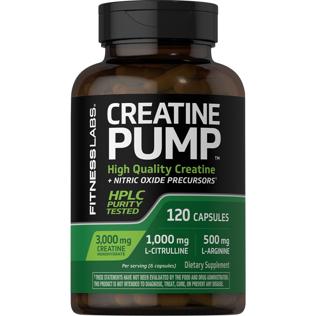 Creatine Monohydrate Capsules 3000mg 120 Count U5716
