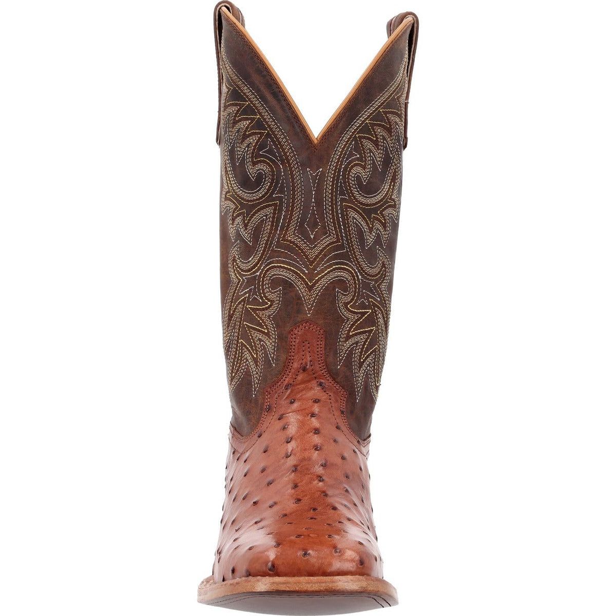 Full-Quill Ostrich Western Boot U1281