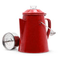 10 Cups Enamel Camping Percolator Coffee Pot L310