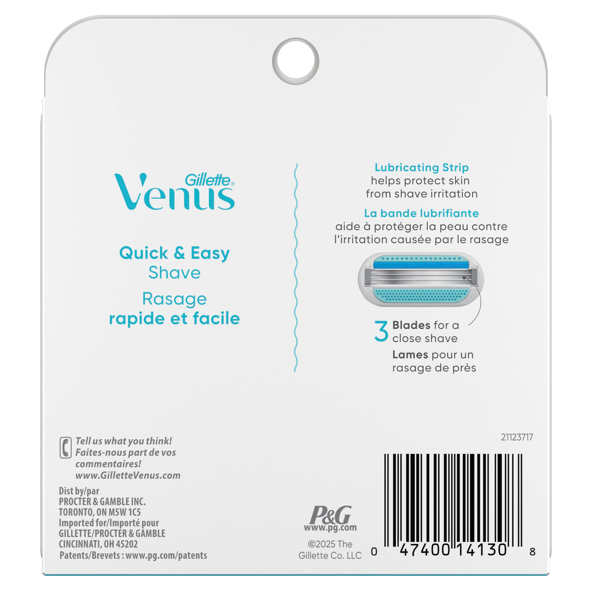 8 Count Womens Razor Blade Refills L632