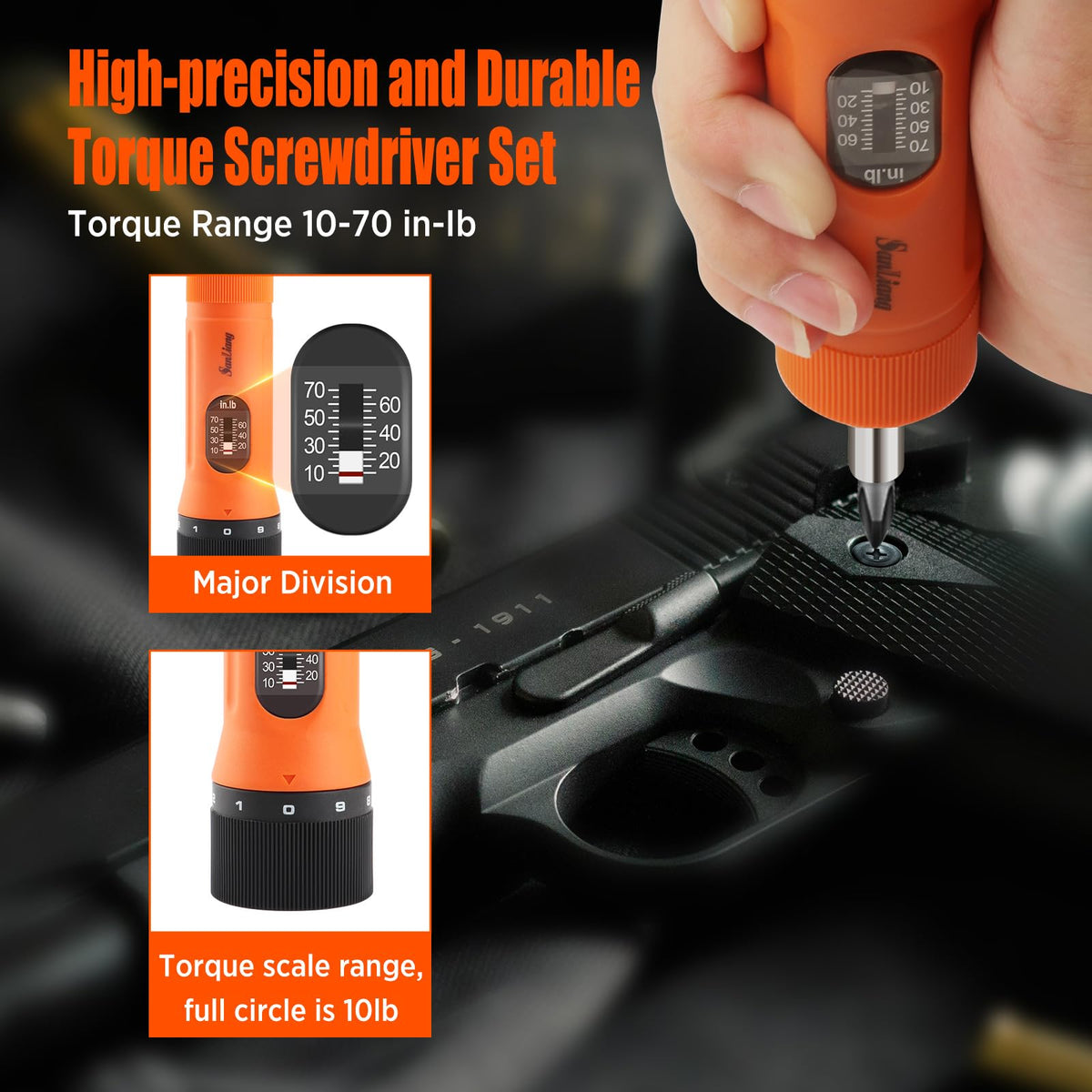 36Pcs Torque Screwdriver Wrench Set with 29 S2 Bits G716733