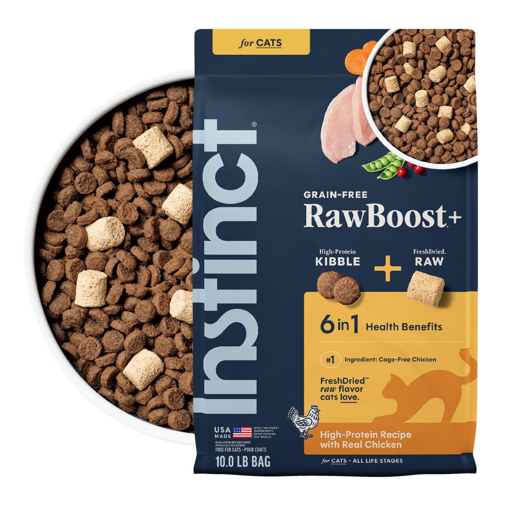 Dry Cat Food with Freeze Dried Chicken 10 lb Bag Q88109