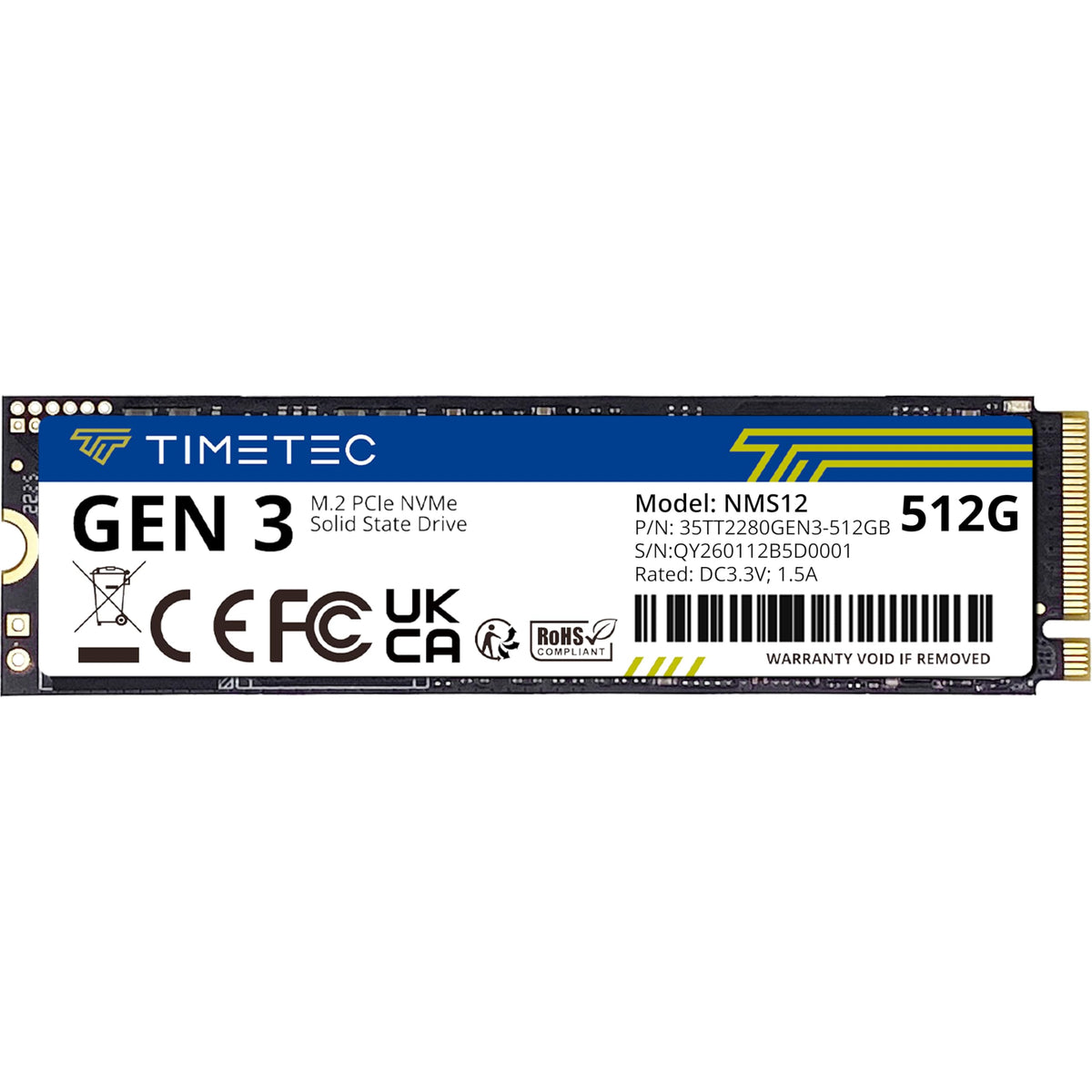 512GB NVMe PCIe M.2 2280 Internal SSD V168780