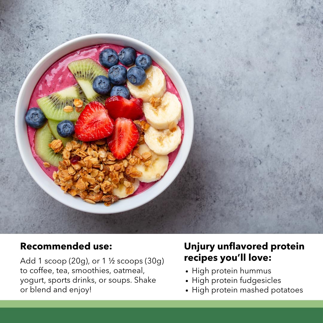 Vegan Unflavored Protein Powder 20 Servings Q57706