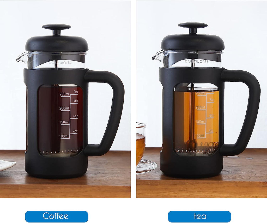 12 oz Stainless Steel French Press and Creamer Set I453966