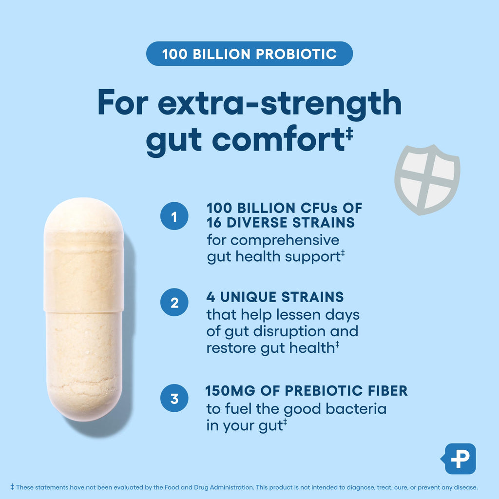 100 Billion 16 Strains Probiotic with Prebiotics E2292