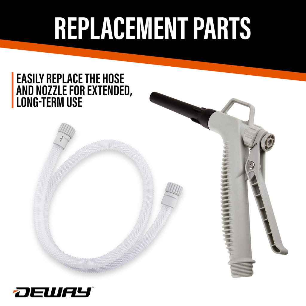 Stick Fuel Pump with Trigger Nozzle and 51in Clear Hose T403
