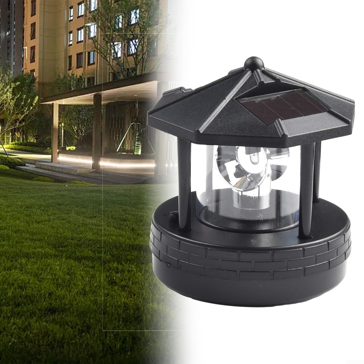 Solar Powered Lighthouse Garden Light S780