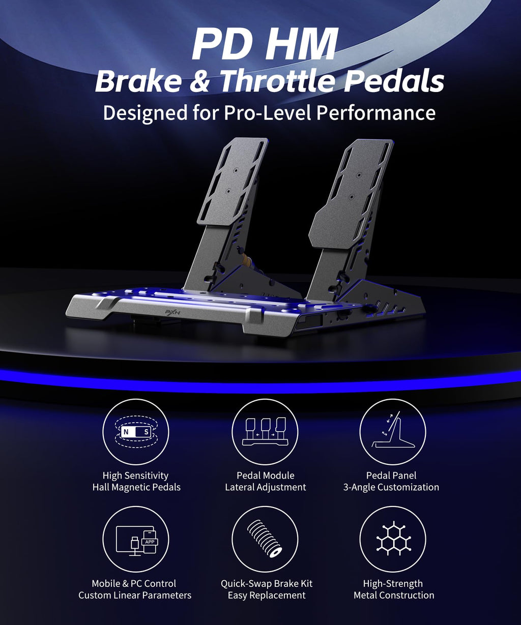 Sim Racing Pedals 2-Pedal Set B524