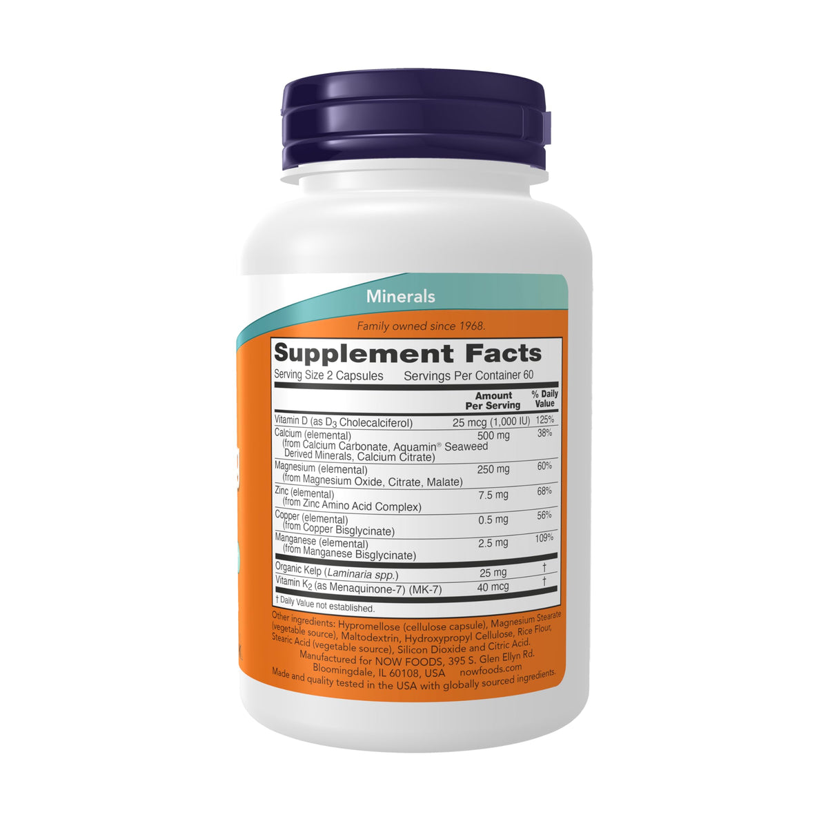 Cal-Mag Caps with Vitamin D and Minerals, 120 Veg Caps S6341
