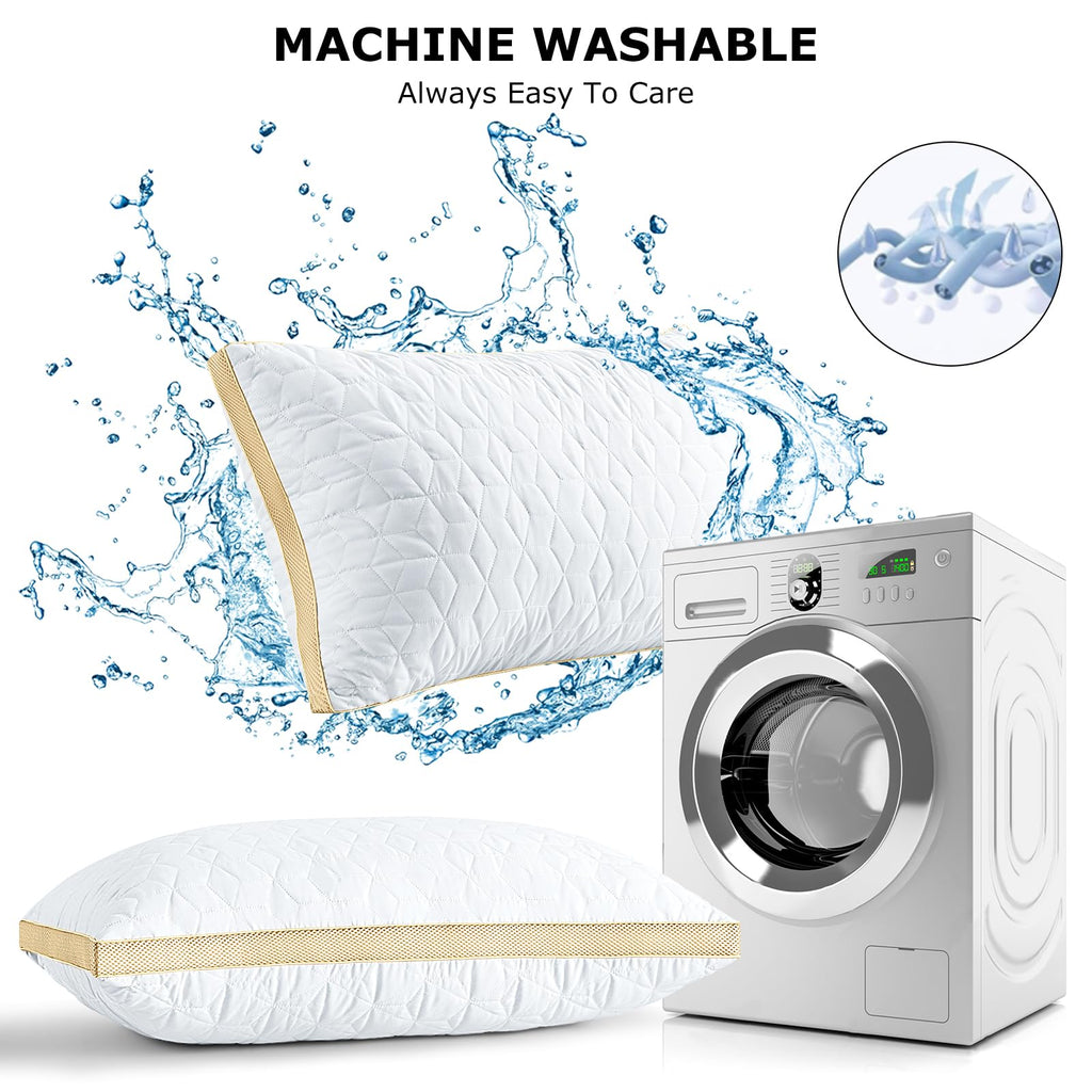 King Size Cooling Down Alternative Pillows Set of 2 Z7778