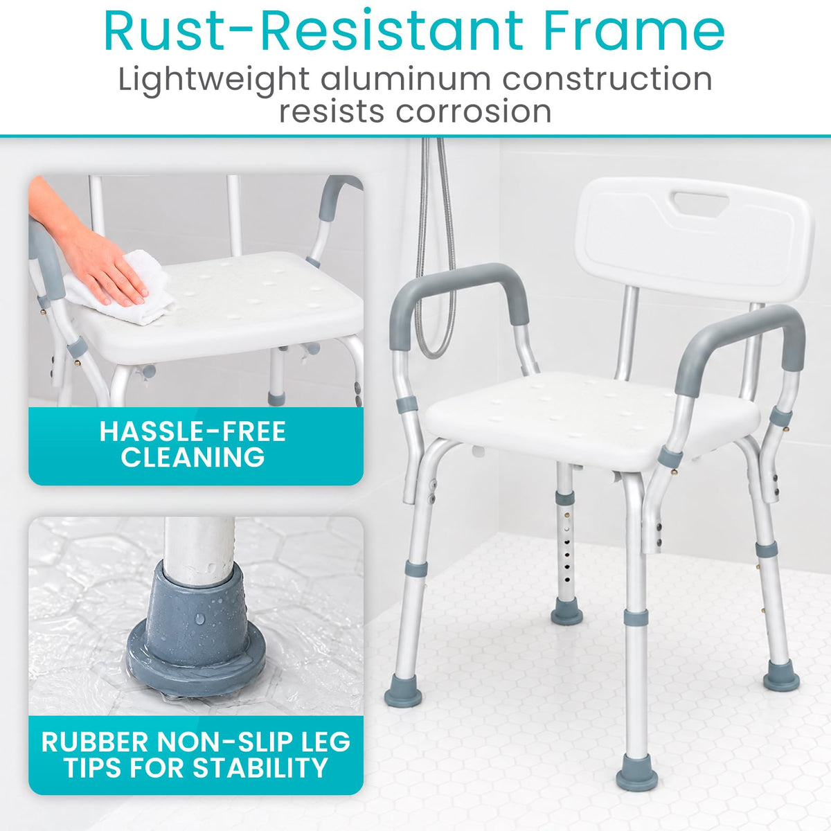 Shower Chair with Arms & Back G923961