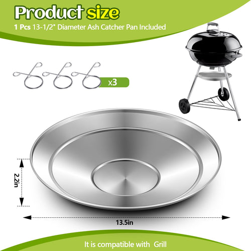 13-1/2" Diameter Ash Catcher Pan A76744